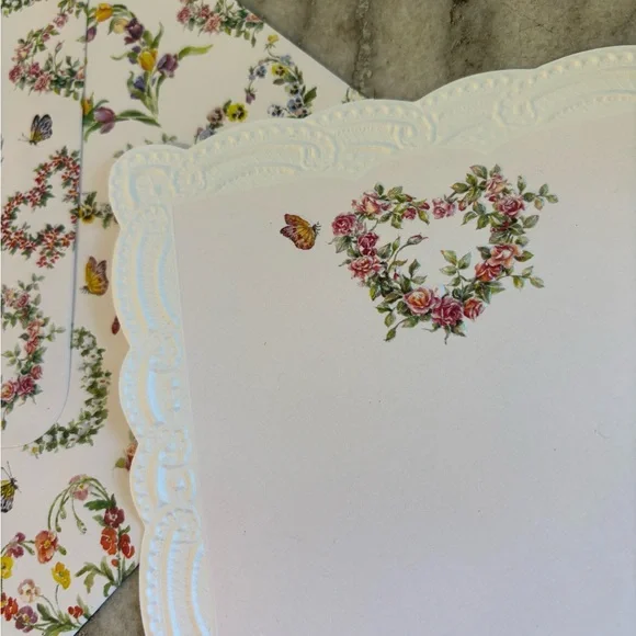 Carol Wilson decorative note card and  envelope portfolio stationary PARTIAL SET - Picture 5 of 7